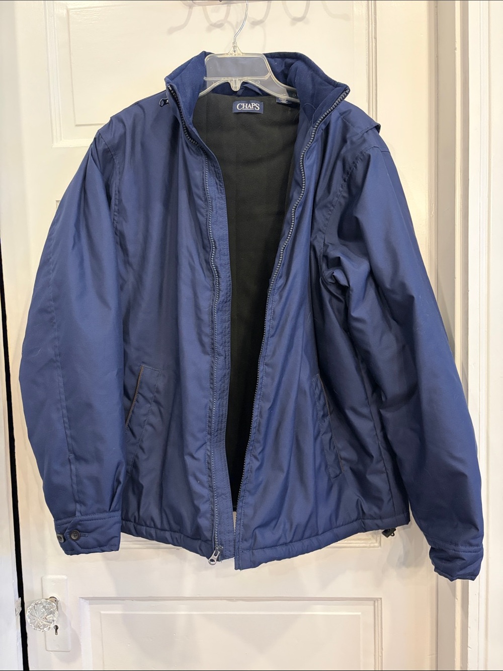 Chaps Men's Dark Blue Windbreaker Jacket